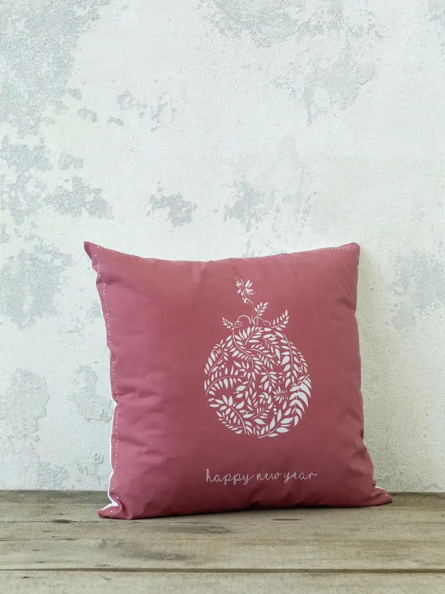 Nima Home Διακοσμητικό μαξιλάρι 45x45 - Ornament Κόκκινο