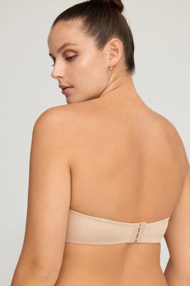 Plus size στραπλες basic 3