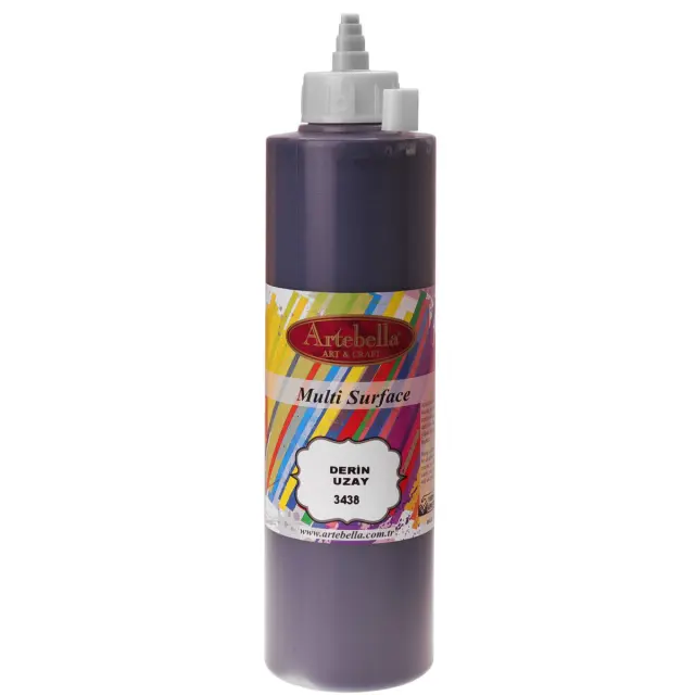 Artebella Ακρυλικό Χρώμα Multi Surface - 3438 Deep Space - 500ml