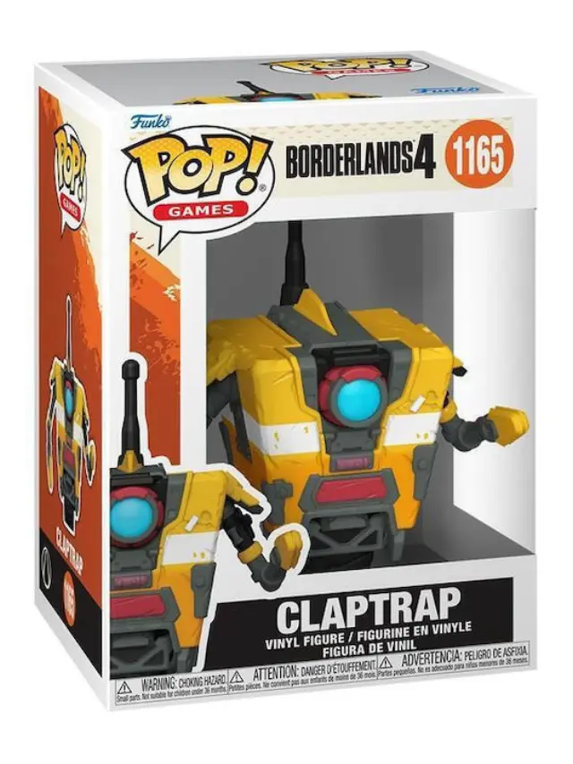 Φιγούρα Funko POP! Games: Borderlands 4 - Claptrap #1165 3