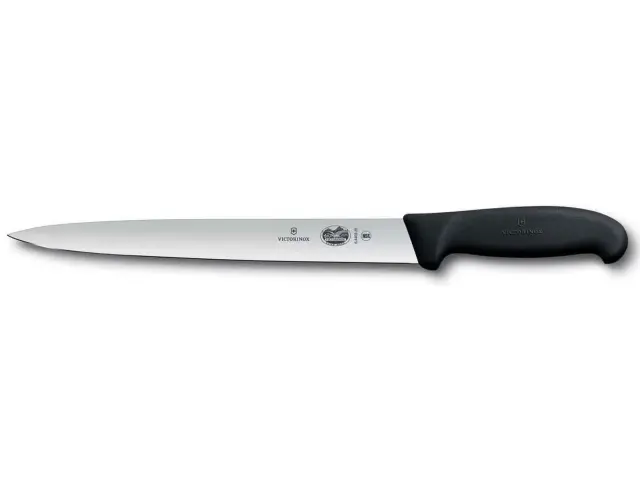 Μαχαίρι τεμαχισμού Victorinox Fibrox μυτερό με μήκος λεπίδας 25cm - Black5.4403.25 2