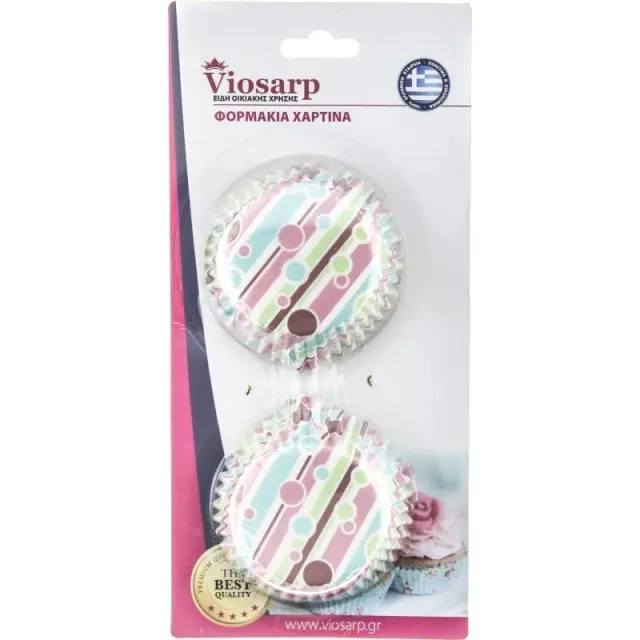 Viosarp Χάρτινη Βάση Cupcake Α VC1166 50τμχ