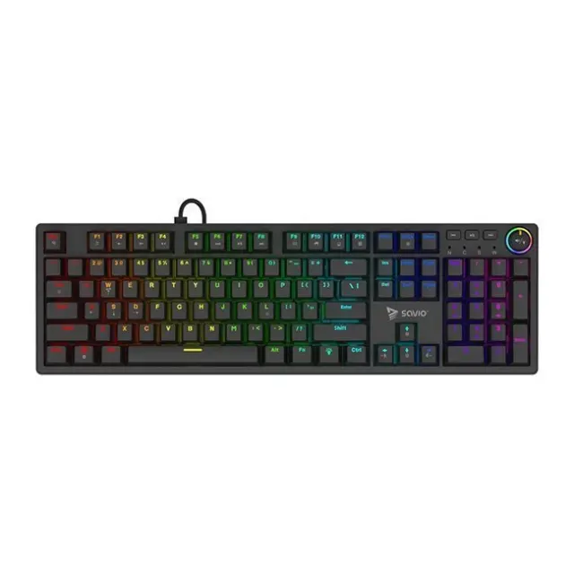 Savio Gaming Keyboard STYX RGB Black (SAVGK-STYX RED)