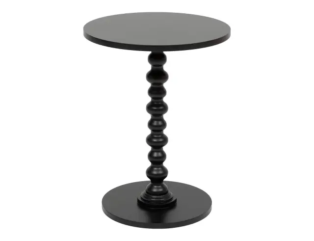 Τραπεζάκι Βοηθητικό Alix Atmosphera με διαστάσεις 38x50cm - Black 206005B 2