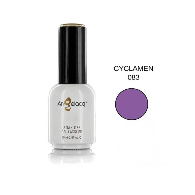 Ημιμόνιμο επαγγελματικό βερνίκι ANGELACQ 15ML - 0.5FL.OZ 083 Cyclamen