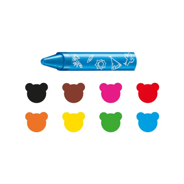 Carioca Baby Κηρομπογιές Super Soft 8τμχ (2+ ετών) 42892 2