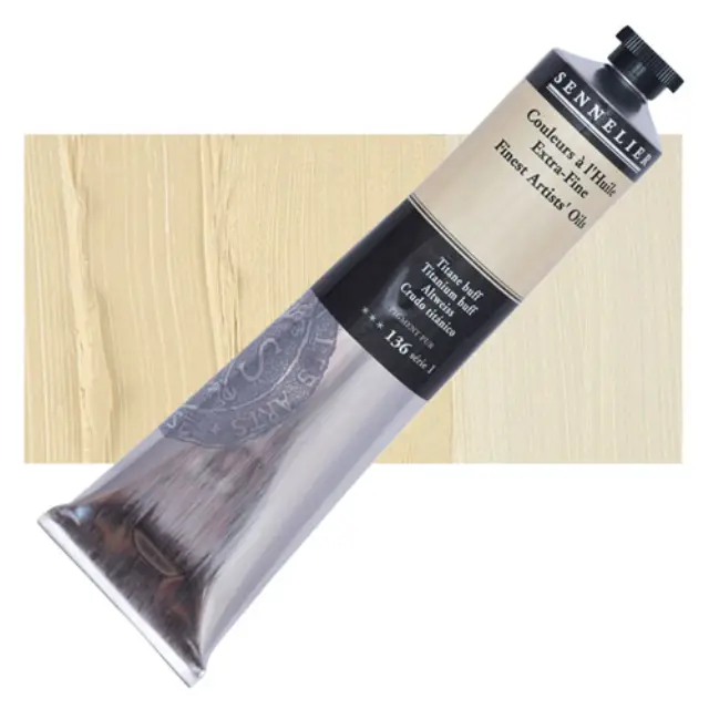 Sennelier Λάδι Finest Artists Oil 136 Titanium Buff - 200ml