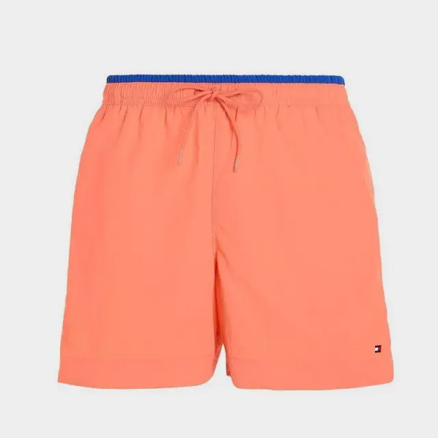Tommy Hilfiger - Ανδρικό Μαγιό Σορτς Medium Drawstring UM0UM03083-TKL Πορτοκαλί - S 3