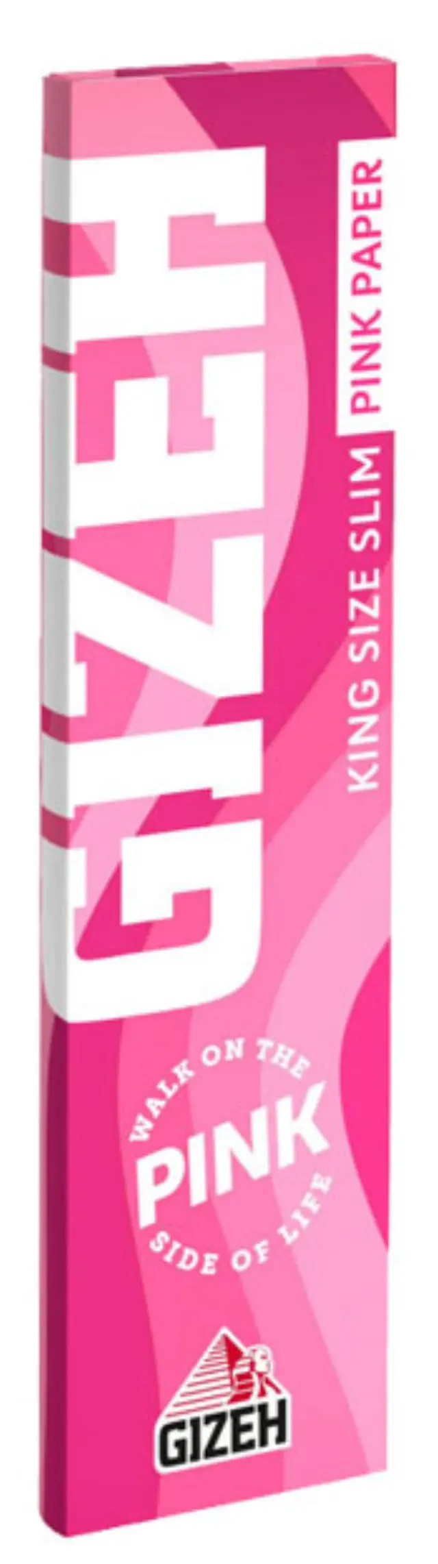 GIZEH Χαρτάκια All Pink Edition King Size Slim 34φ. - Μαγνητικό Κλείσιμο