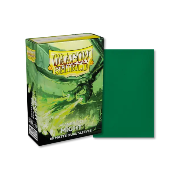 Dragon Shield Japanese size Matte Dual Sleeves - Might (60 Sleeves) 2