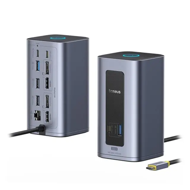 Baseus Docking Station Nomos NU1 Air Spacemate 12in1 Gray