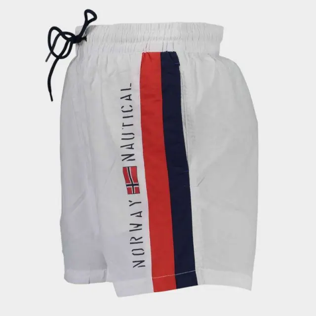 Norway Nautical School - Ανδρικό Μαγιό Σόρτς 838302-ANCOWHIT Λευκό - 2XL 3
