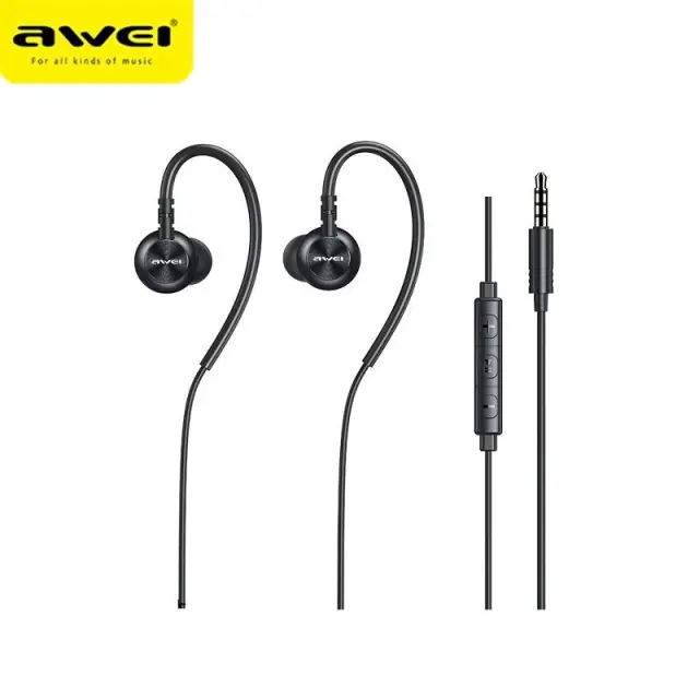 Awei L3 In-ear Handsfree με Βύσμα 3.5mm Μαύρο
