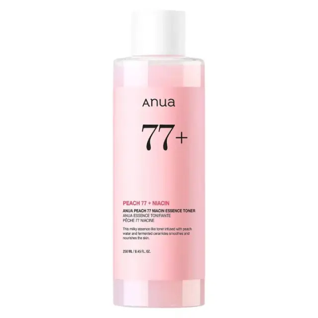 Anua Peach 77 Niacin Essence Toner – Ενυδατικό essence toner με προβιοτικά 250ml