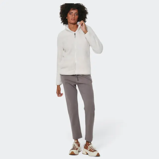 Body Action Fluffy Fleece Jacket Ecru 071624-01-05A - L 3