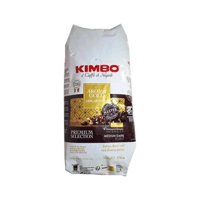 Kimbo Aroma Gold 100% Arabica κόκκοι 500g
