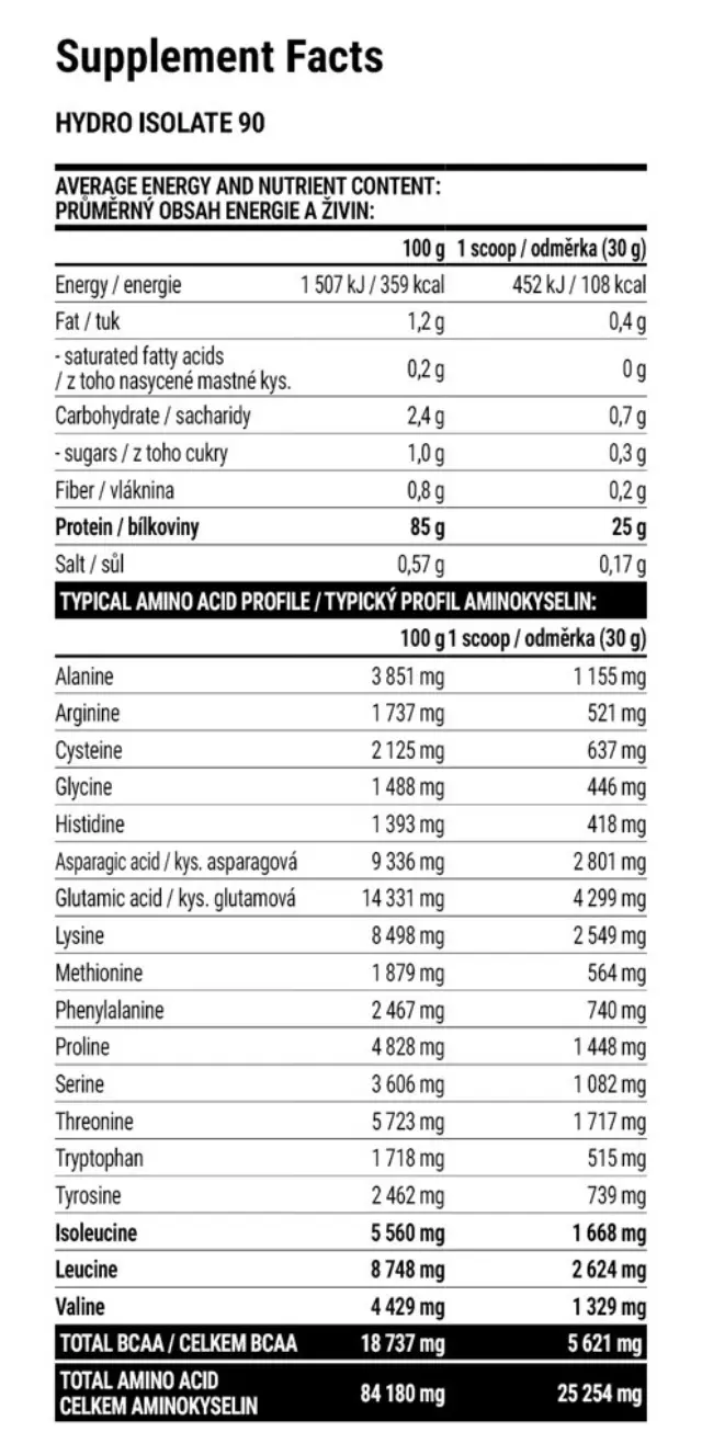 Extrifit Hydro Isolate 90 vanilla, 2000-g 2