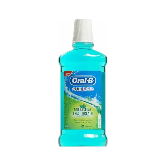 Oral-B Complete Στοματικό Διάλυμα κατά της Πλάκας και της Κακοσμίας 500ml