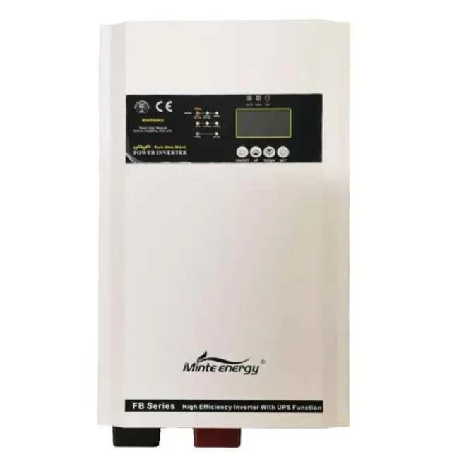 Inverter Καθαρού Ημιτόνου 3000w 24v Ρυθμιστής Φόρτισης pwm 40A με οθόνη LCD MT-16