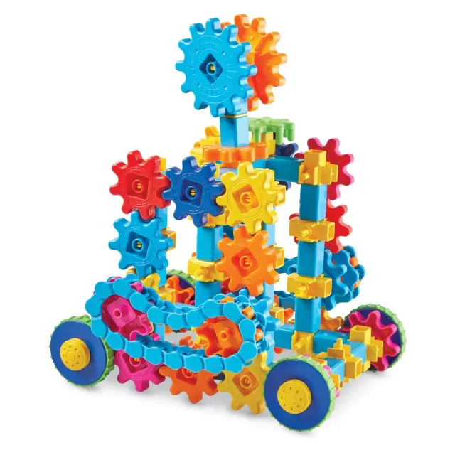 Learning Resources Εκπαιδευτικό Παιχνίδι Gears! Gears! Gears!® Mega Builds Construction Set για 4+ ετών LER 9249 2