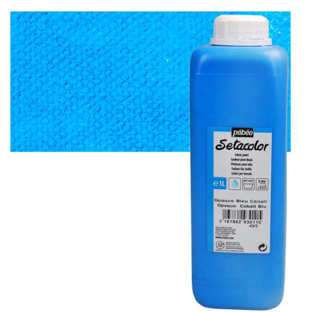 Pebeo Χρώμα Υφάσματος Setacolor Opaque - 11 Cobalt Blue - 1 Lt