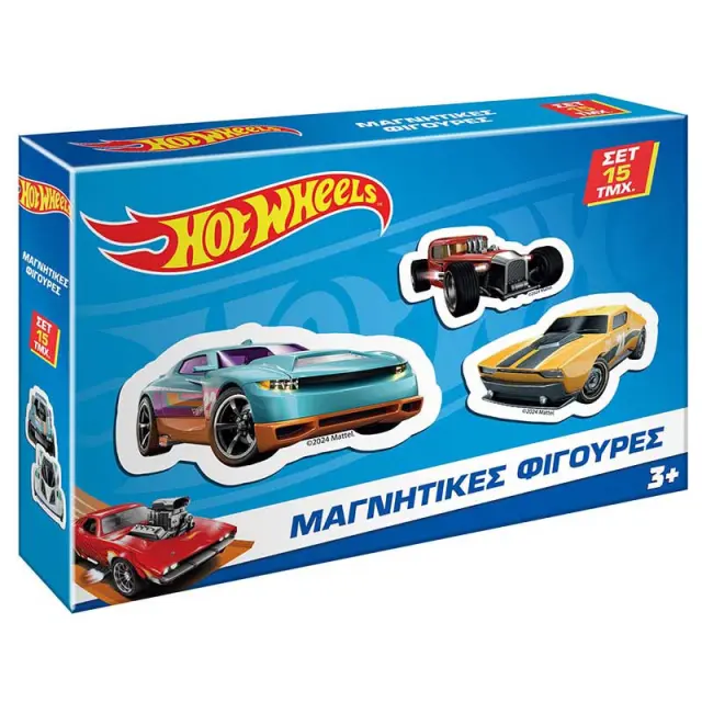 Φιγούρες Μαγνητικές Hot Wheels 15τμχ