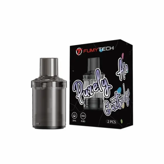 Purely AIO Pod Cartridge 2ml - Fumytech 0.6ohm 3