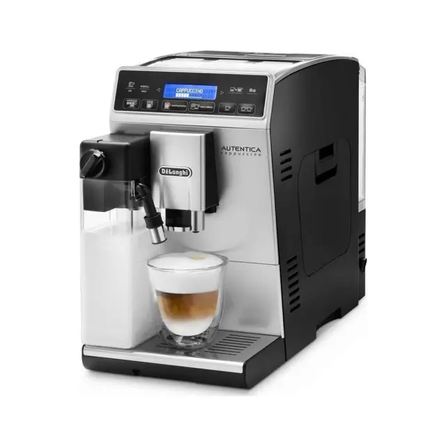 De'Longhi Αυτόματη Μηχανή Espresso Autentica Cappuccino 1450W 15bar Silver (ETAM 29.660.SB)