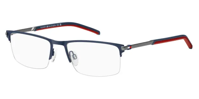 Tommy Hilfiger Ανδρικός Μεταλλικός Σκελετός Γυαλιών Μπλε TH1993 FLL