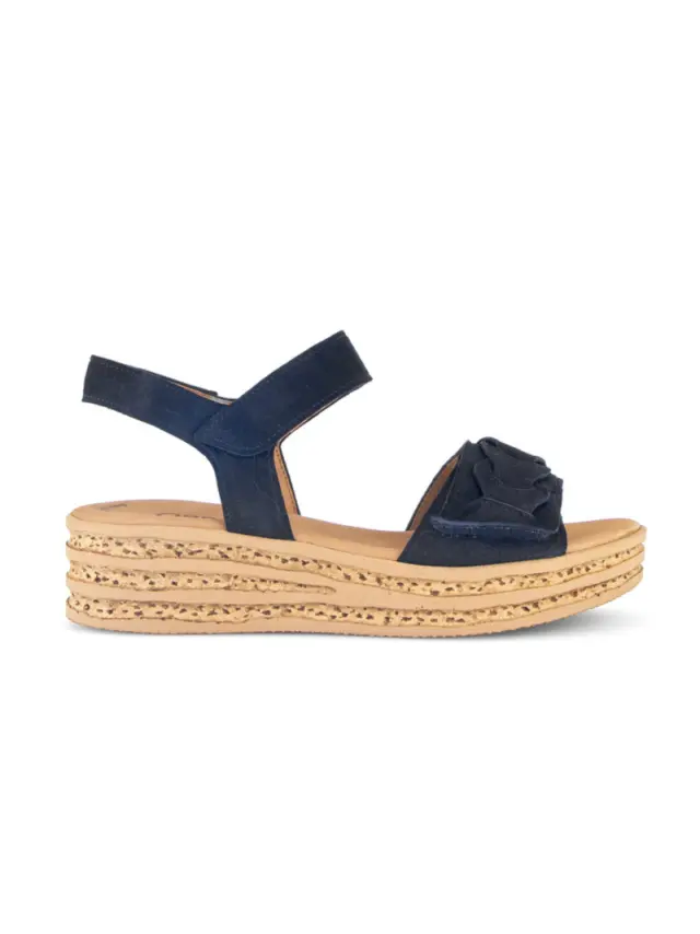 Gabor Πέδιλα Γυναικείο δέρμα Nubuck Μπλέ GAB/44553 16-ATLANTIK 3