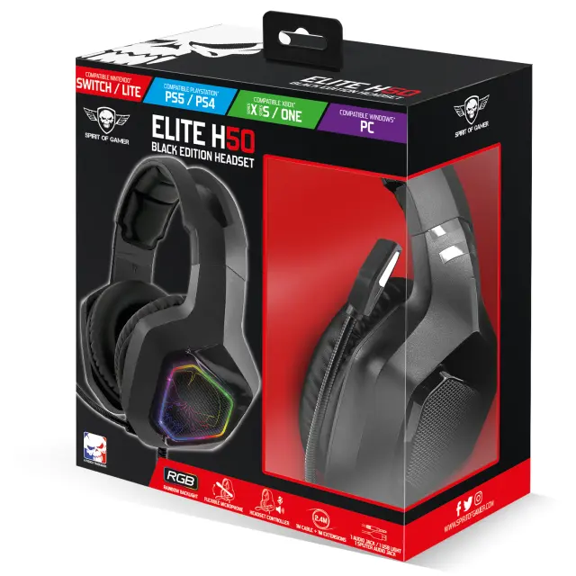 Spirit Of Gamer Elite H50 Wired Gaming Headset 3