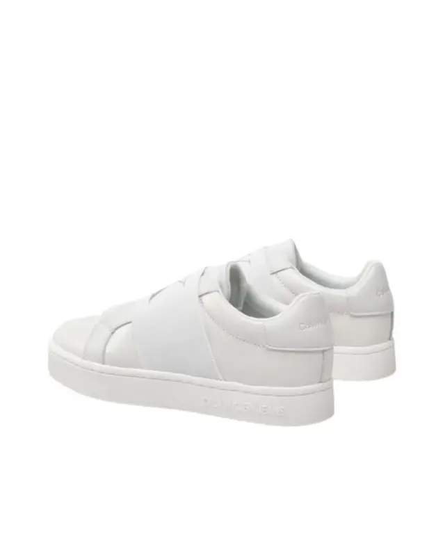 Calvin Klein - Γυναικεία Sneakers Classic Cupsole Ribbon Lth YW0YW00776-0LB Λευκό - 40 3