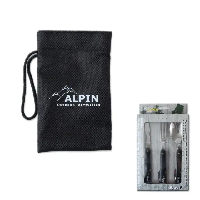 Σετ Μαχαιροπίρουνα Alpin – Ανοξείδωτο Κουτάλι, Μαχαίρι & Πιρούνι 2