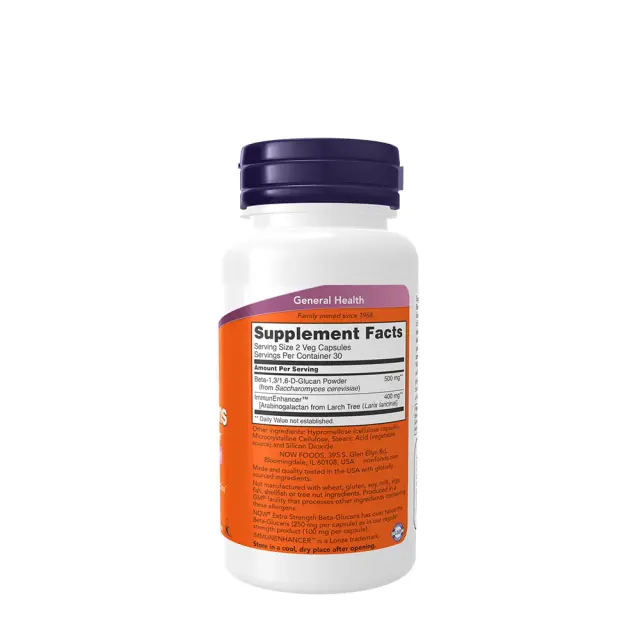 Now Foods Beta-Glucans with ImmunEnhancer™ 250mg 2