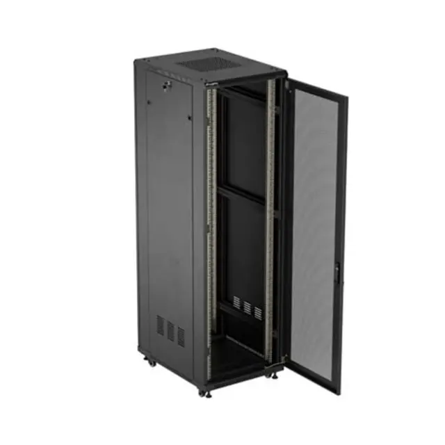 Lanberg Καμπίνα Rack 19" 42U 600X800 Black (FF01-6842-23B)