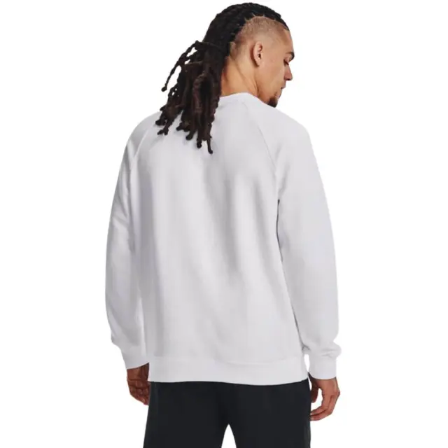 Under Armour Rival Fleece Crew (1379755-100) - Λευκό - XL 3