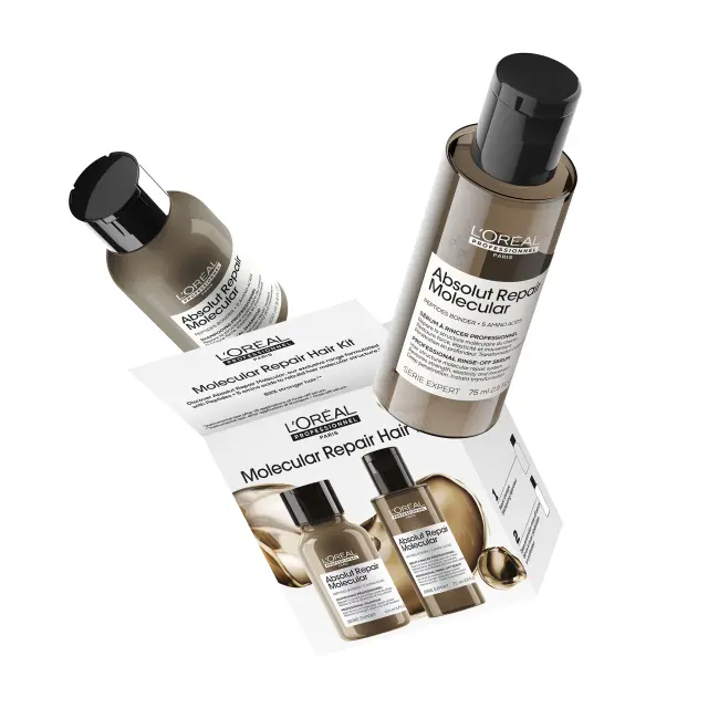 L’Oreal Professionnel Serie Expert Molecular Repair Hair Kit Duo (Shampoo 100ml, Rinse-off Serum 75ml) 3