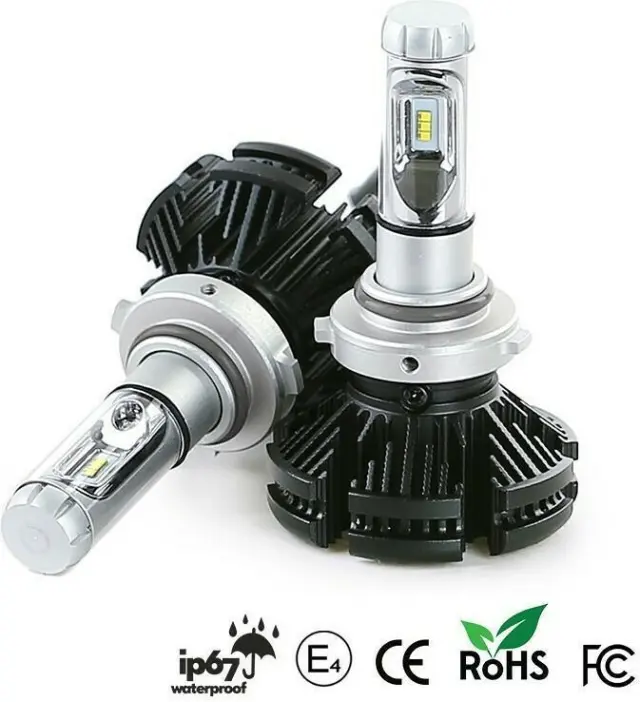 Autoline Λάμπες Αυτοκινήτου X3 H7 LED 6000K Ψυχρό Λευκό 9-32V 50W 2τμχ LE-0000157 3