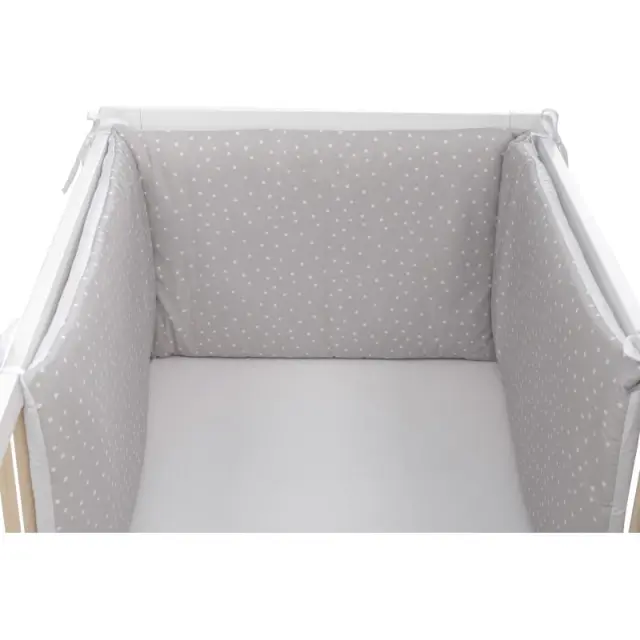 Πάντα κρεβατιού Bubaba Dots grey 40x190cm