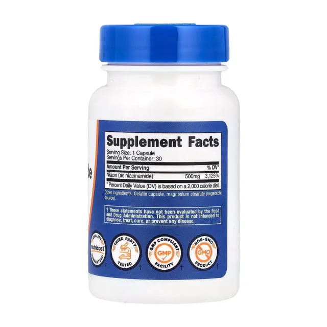 Nutricost Vitamin B3 Niacinamide 500 mg 2