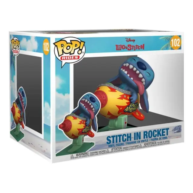 Funko Pop! Rides: Lilo & Stitch - Stitch in Rocket #102 Deluxe (FNK56200)