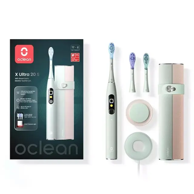 Oclean X Ηλεκτρική Οδοντόβουρτσα Ultra 20 Set Green (xUltra20SetM)