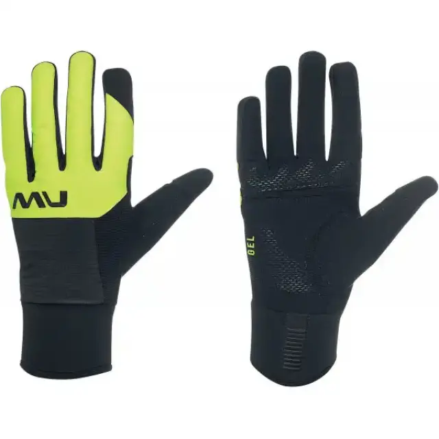 ΓΑΝΤΙΑ NORTHWAVE FAST GEL ΜΑΚΡΙΑ FW21-24 - ΜΑΥΡΟ-ΚΙΤΡΙΝΟ - X-LARGE
