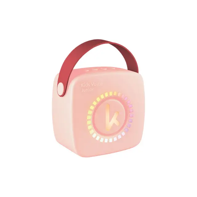 Kiddoboo KidsVoice JUNIOR mini Karaoke Speaker & Mic Pink + NikoletaTV (KBT3NTPNK) 3