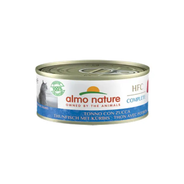 Almo Nature Cat Adult HFC Complete Κονσέρβα Τόνος & Κολοκύθα 70gr Μονόχρωμο