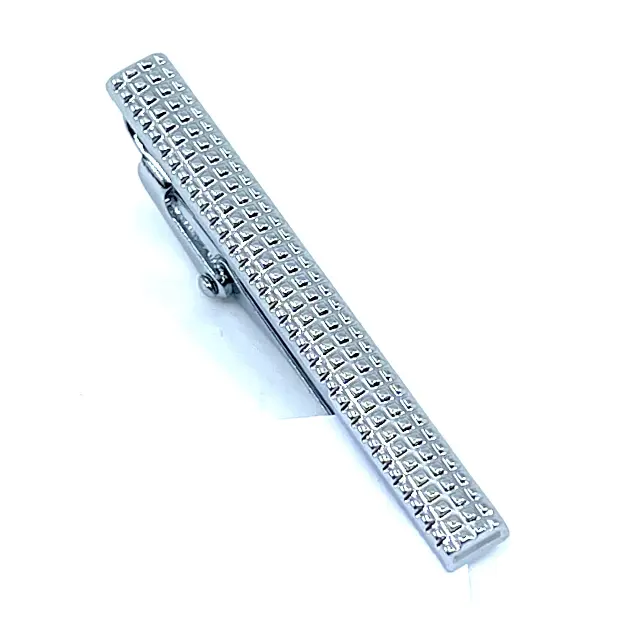 Σχεδιαστικό Ασημί Κλιπ Γραβάτας 5 cm – LGTC-T5/6 3