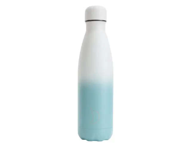 Μπουκάλι Θερμός Original Gradient Chilly's με χωρητικότητα 500ml και διατήρηση θερμοκρασίας 12h ζεστό / 24h κρύο - Granite Dusty Teal