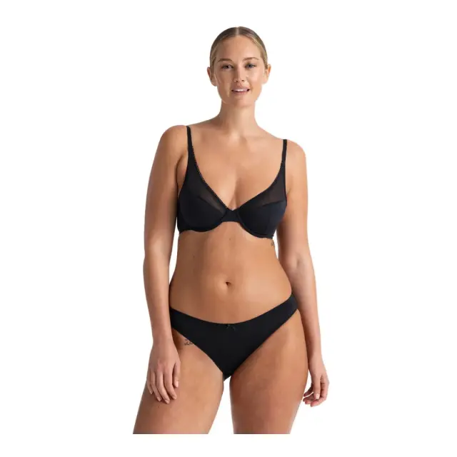 DORINA Γυναικείο Slip Sierra Brief - Διπλό Πακέτο, Χρώμα Ροζ-Μαύρο - S 3