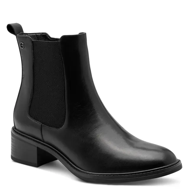 Γυναικεία Ανατομικά Δερμάτινα Μποτάκια Tamaris Comfort 8-85311-47 022 Μαύρα Μαύρο - 36 2