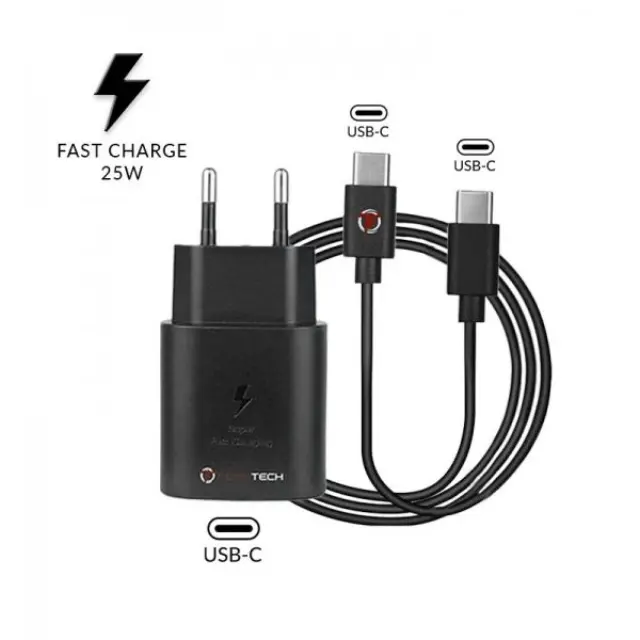 Φορτιστής τοίχου / Fast Charge Adapter 25W / USB-C to USB-C - Fumytech